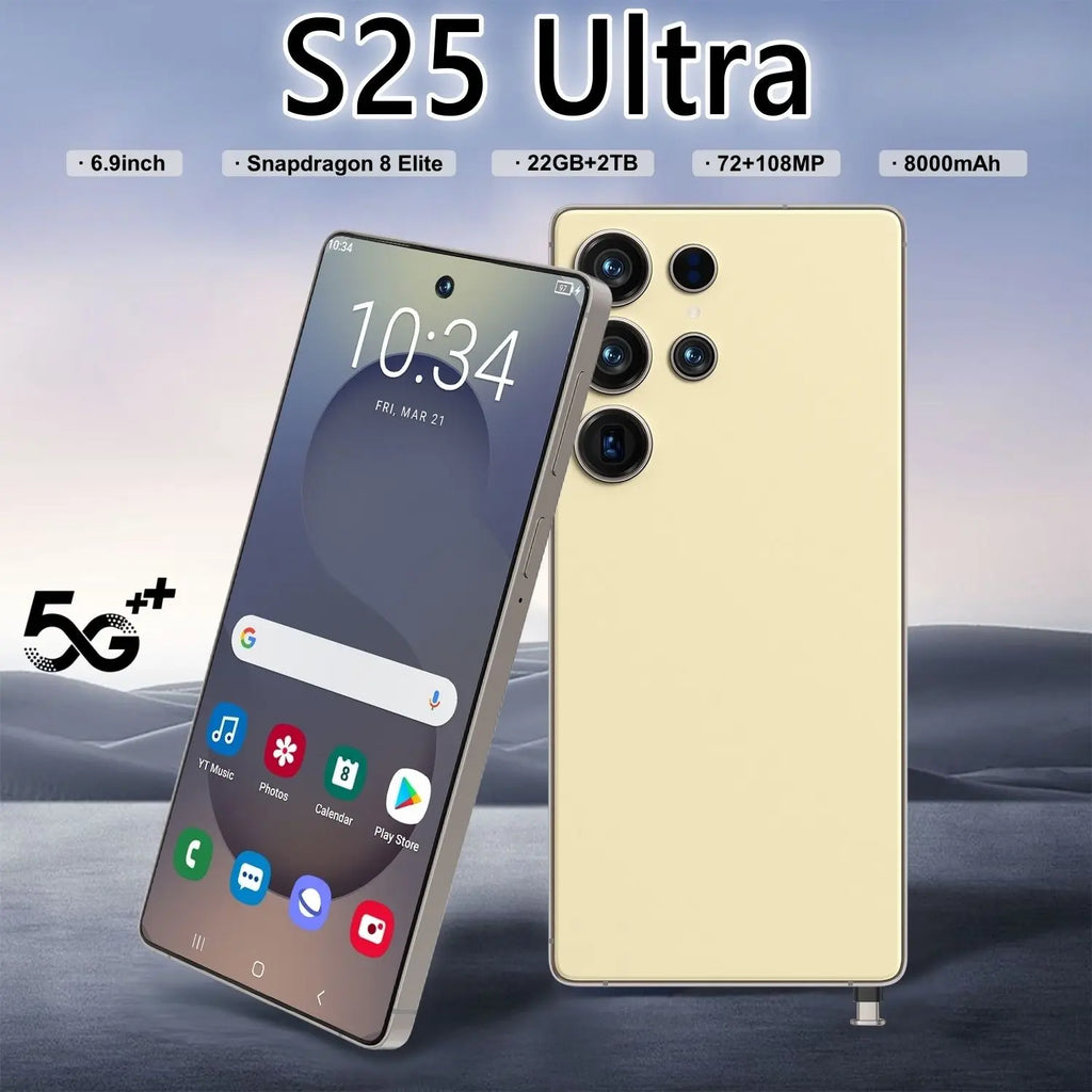 S25 Ultra 5G Smartphone 22GB RAM 1TB Storage - Dual SIM Tidesmit