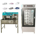 Stainless Steel Commercial Shoe Washer and Dryer with Five Brushes
