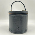 Luxury Pre-Owned Black Leather Tote Handbag, Stylish & Elegant Design