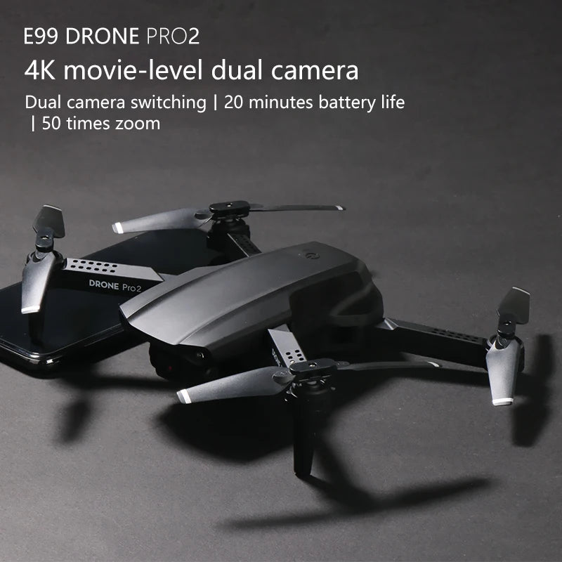 E99 15mins Drones with 4k Camera Rc Drones 4k HD Real-time Transmission FPV Beginner Drones Tidesmit