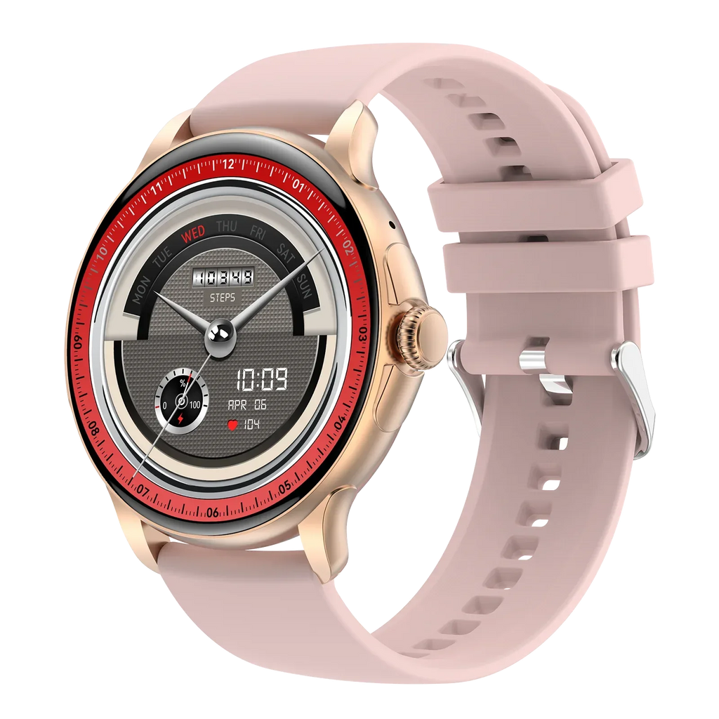 HK49 Fashion for Bluetooth Smart Watch Fitness Tracker AMOLED Screen Waterproof Heart Rate Monitor Magnetic Activity Tracker - Tidesmit