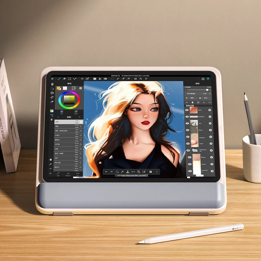 Feixiang P29 Foldable Tablet Pc Holder Ergonomic Tablets Riser Adjustable Tablet Stand Tidesmit