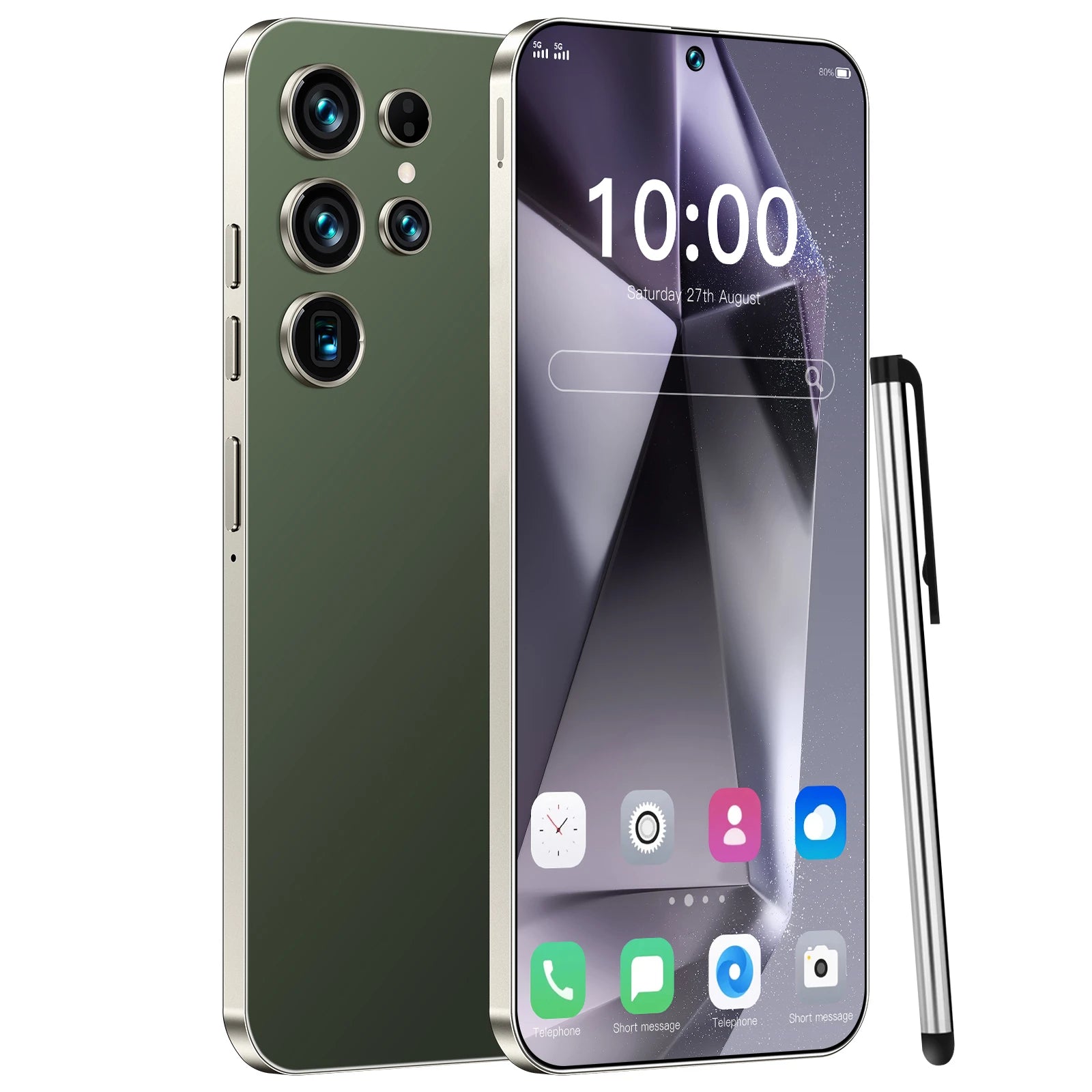 Tidesmit S26 Ultra 5G smartphone with 100W charging and 108MP camera in sleek design for professional use.