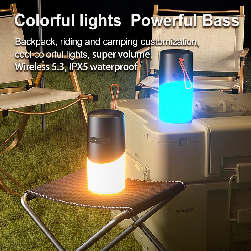 Hight Quality bluetooth Speaker Outdoor Woofer Ipx6 Waterproof Speakers Shower Portable Mobile Music Mini with RGB Light My Store