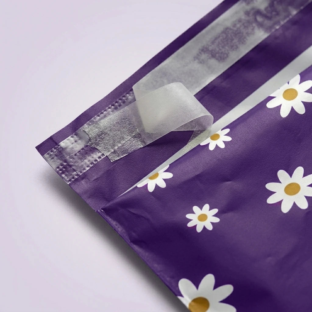 Explosion Proof Poly 3mil Thick Shipping Bags for Clothing Cute Mailing Envelopes Daisy Printed Poly Mailers Bulk Packaging