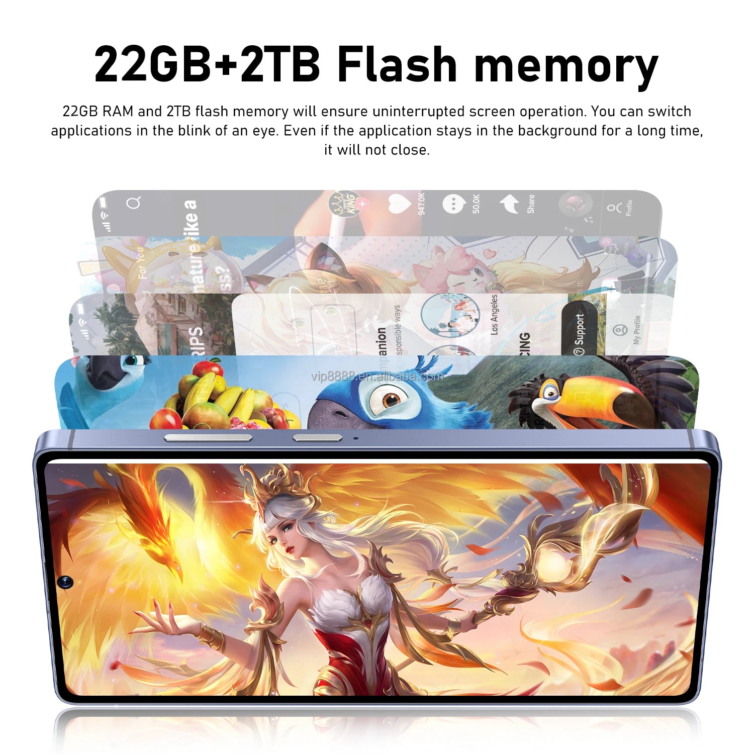 S26 Ultra Android 15 smartphone 7.3 inch display with 22GB RAM and 2TB storage in 16th gallery view