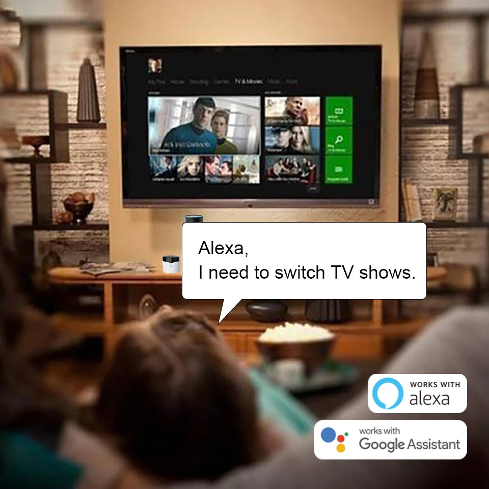 Broadlink RM4 Pro IR RF WiFi TV/AC UNIVERSAL REMOTE Smart Home Automation Works with Alexa and Google Home