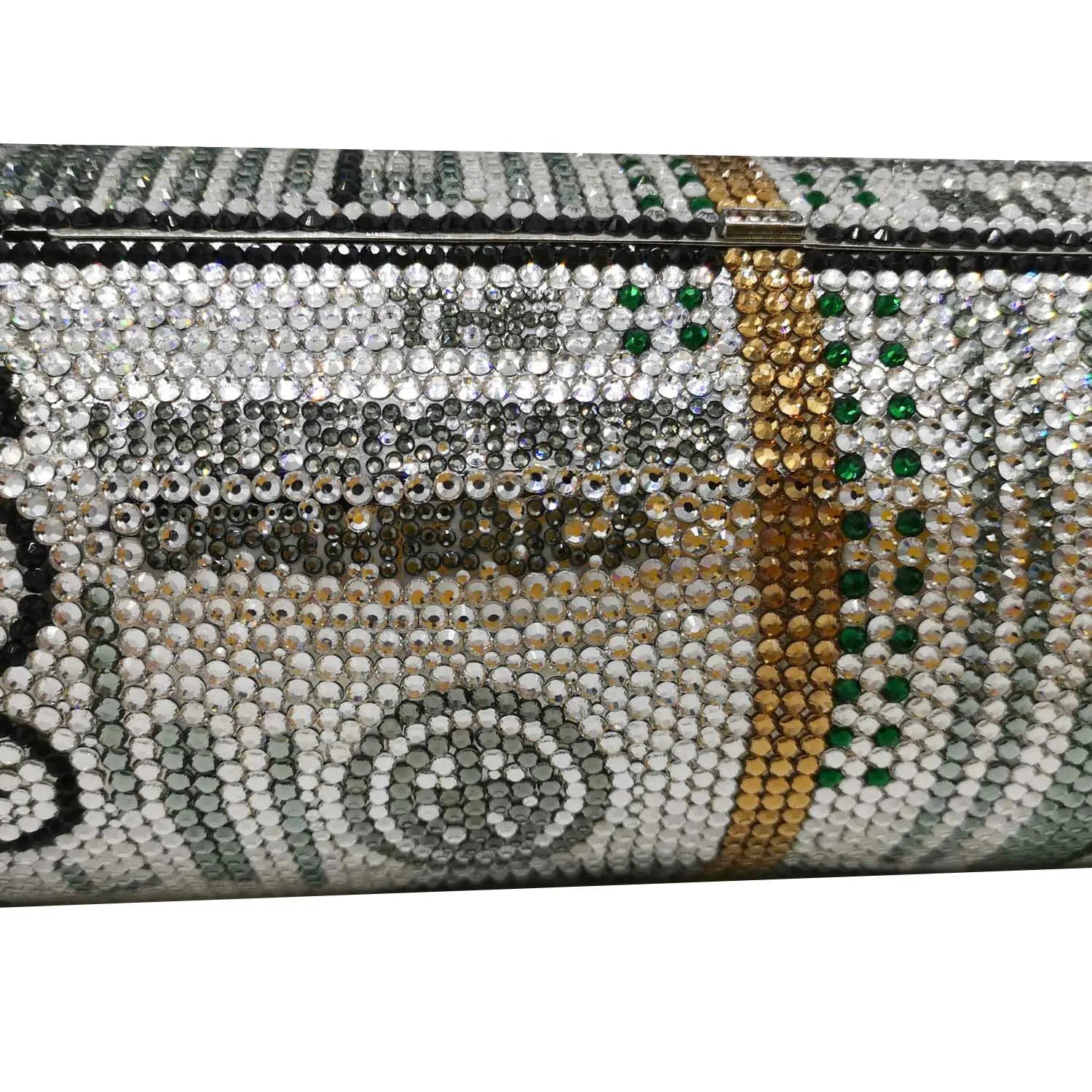 Torebki Damskie Bolso Fiesta Mujer Crystal Evening Bags Metal Clutches Small Minaudiere Handbags Wedding Box Clutch Purse Women