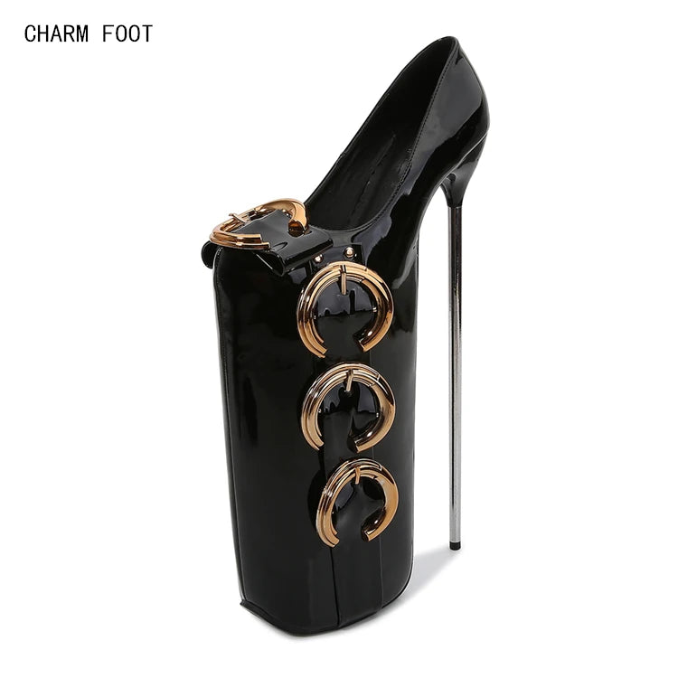 Fashion Bow C Button Shooting Props Special Props Super High Heel 30cm