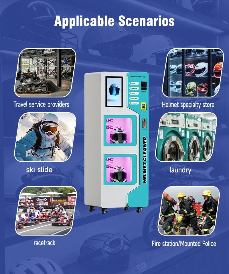 Commercial Automatic Shoe Washer and Vending Machine with UVC Disinfection