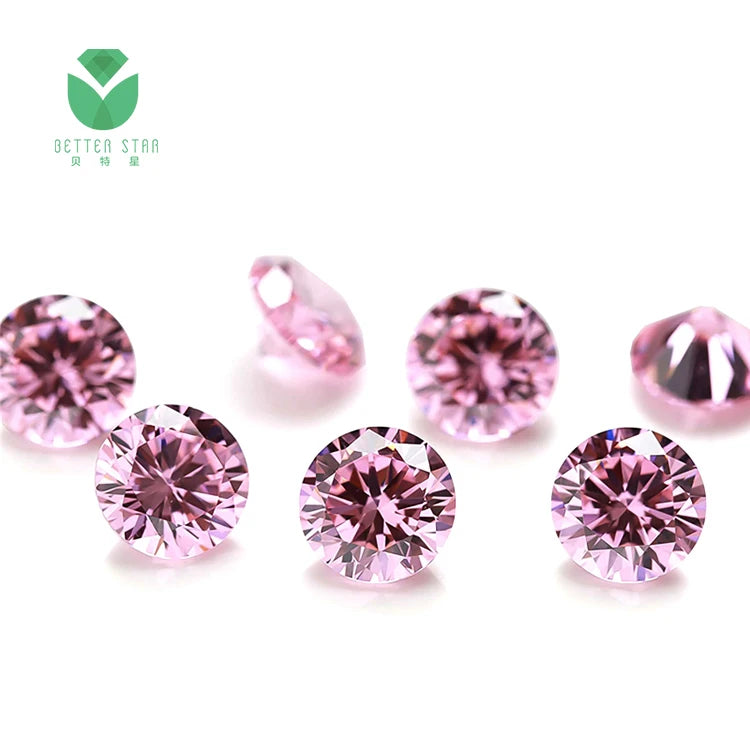 Fancy Color Lab Grown Loose Diamonds Polished Round Shape VS Clarity 0.3-3 Carat