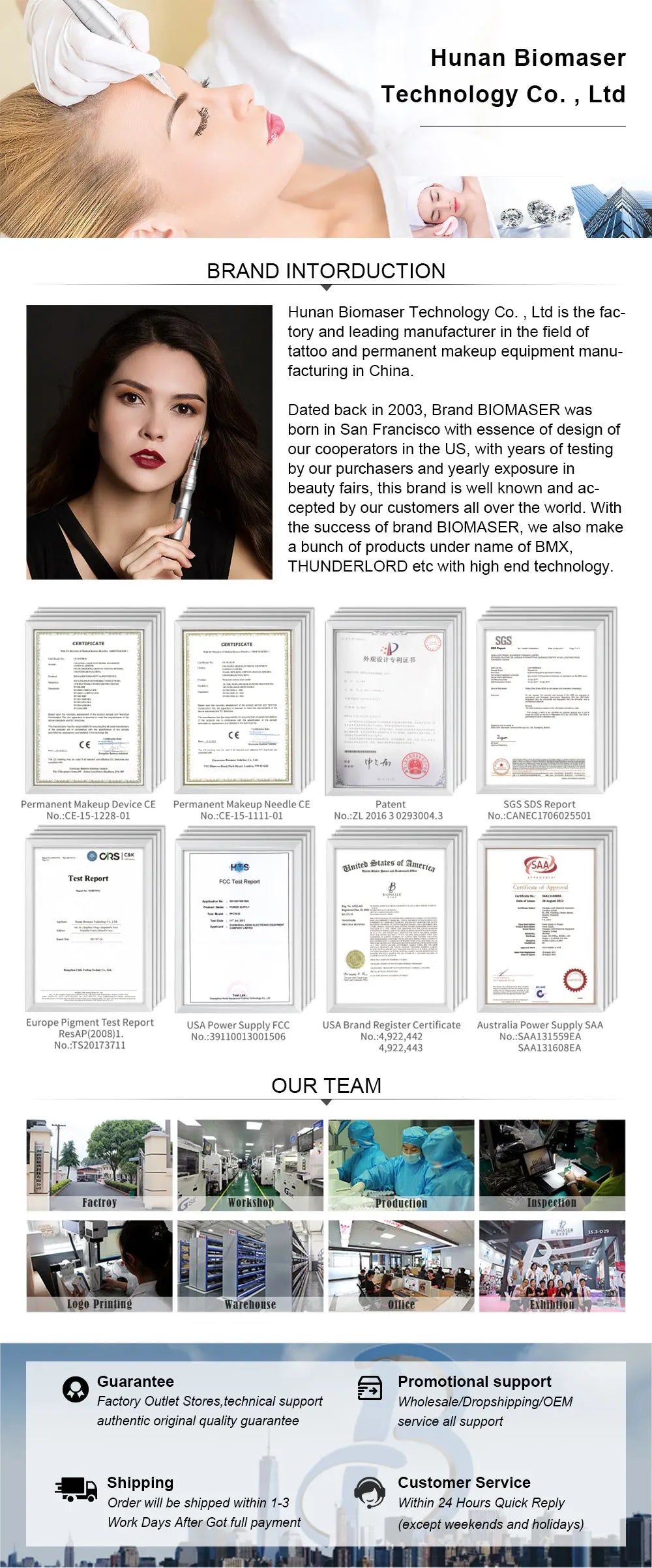 Permanent Makeup Tattoo Cartridges - Professional Rotary PMU Needles Permanent Makeup Machines Tidesmit