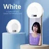 2025 Mini Macaron Color LED Ring Light Portable Selfie Photo & Video Lighting for Phone & Laptop D7 Splicing Clip New Arrival - Tidesmit