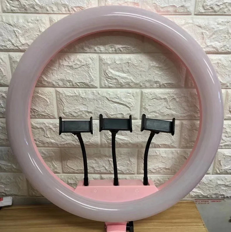 Hot Selling RL-18C 18 Inch LED Ring Light Photographic Lighting for Makeup & Camera Phone with Stand & Hot Shoe Tidesmit