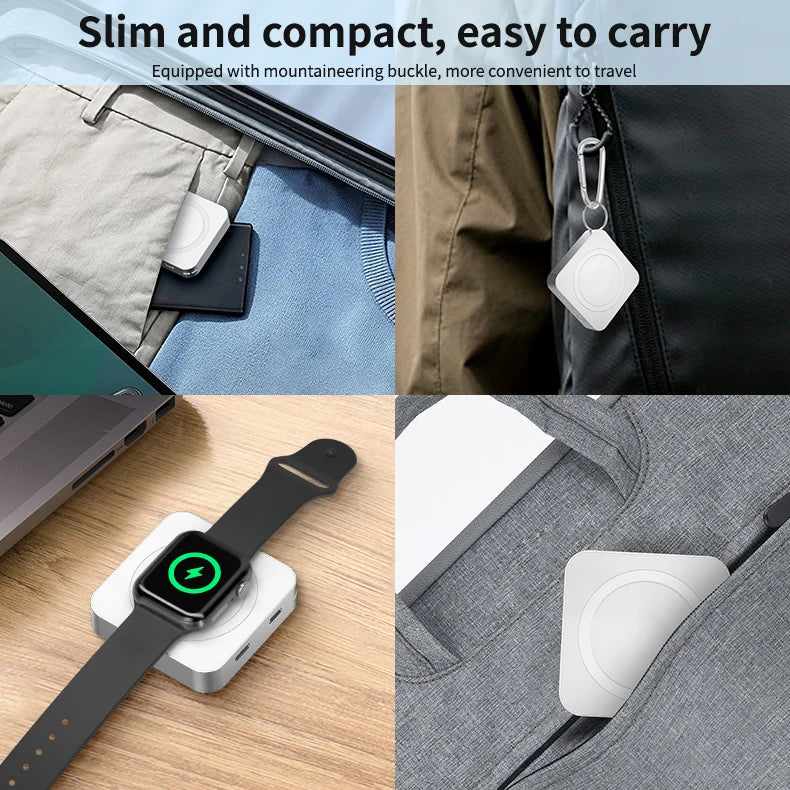 Power bank charger-Lightweight Portable 3 in 1 Magnetic Wireless Power Bank 20W Fast Charging 5000Mah PowerBank Tidesmit