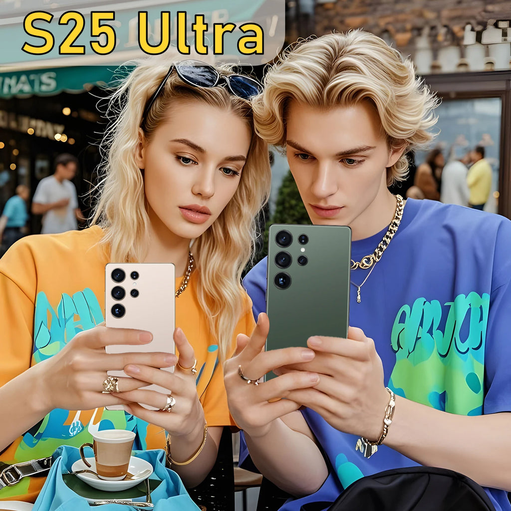 Tidesmit S25 Ultra 5G smartphone with 6.9-inch display, 16GB RAM, 1TB storage, AI features, and integrated touch pen.