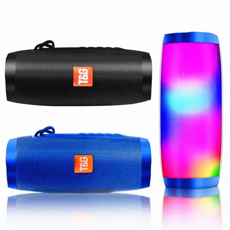 Bluetooth Speaker -Shenzhen TG157 Blue Tooth Column Box Desktop Table Speaker Waterproof Portable Outdoor Super Bass Loud Speakers With LED TG 157 My Store