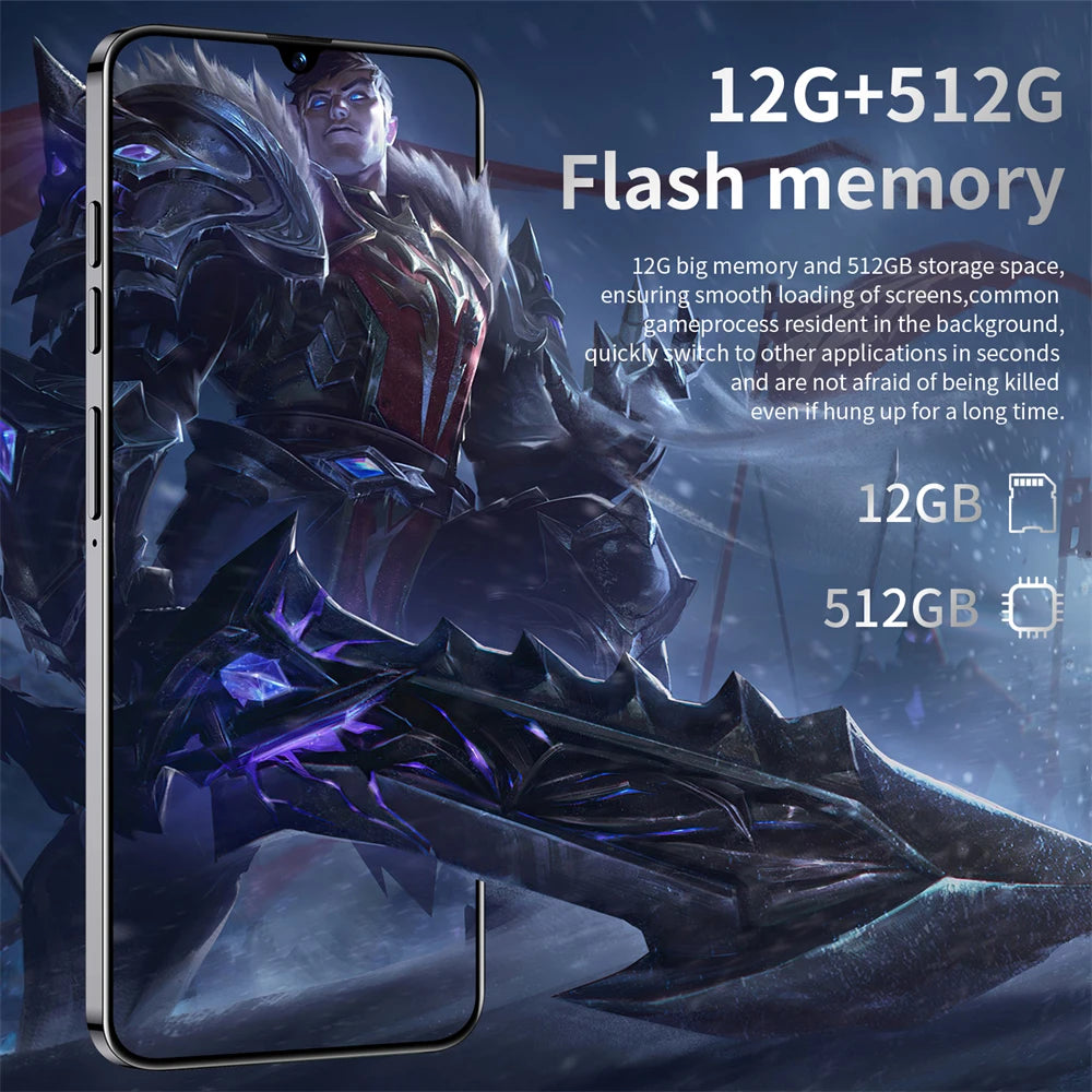 Oneplus 10 Pro 5g Smartphone Supervoo AndroidSmartphone Original 5000mah 6.7 Inch 5000amh Smart Phone TFT Reno 9 Pro 5g - Tidesmit