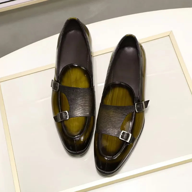 Dropshipping Classic British Genuine Leather Formal Men Fashion Office Dress Shoes ODM Big Size Loafers Shoes