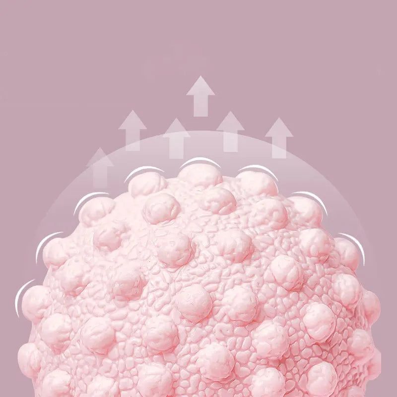 Diameter 45mm Exercise Balls Multi-functional Yoga Ball Soft TPR Relieves Soreness Spiky Yoga Massage Ball Tidesmit