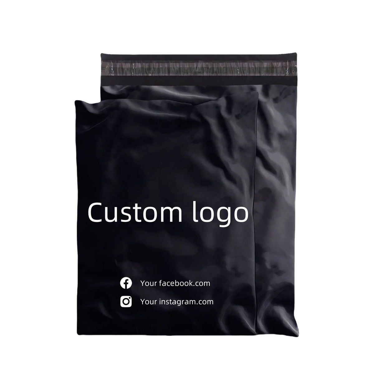 1000pcs Small Quantity Custom Logo Poly Mailer Bag for E-commerce Packaging