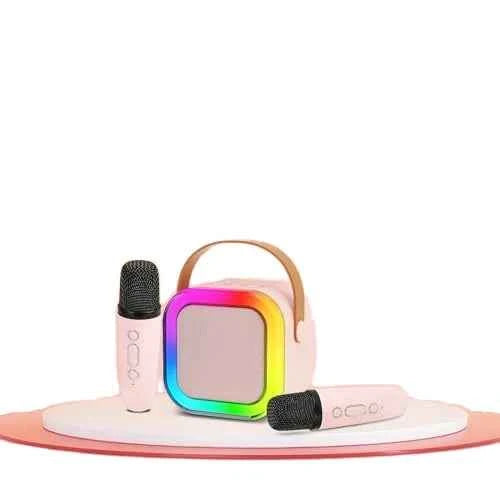 Portable RGB Wireless Microphone Karaoke Speaker with HIFI BT Mini Design for Home and Outdoor Parties My Store