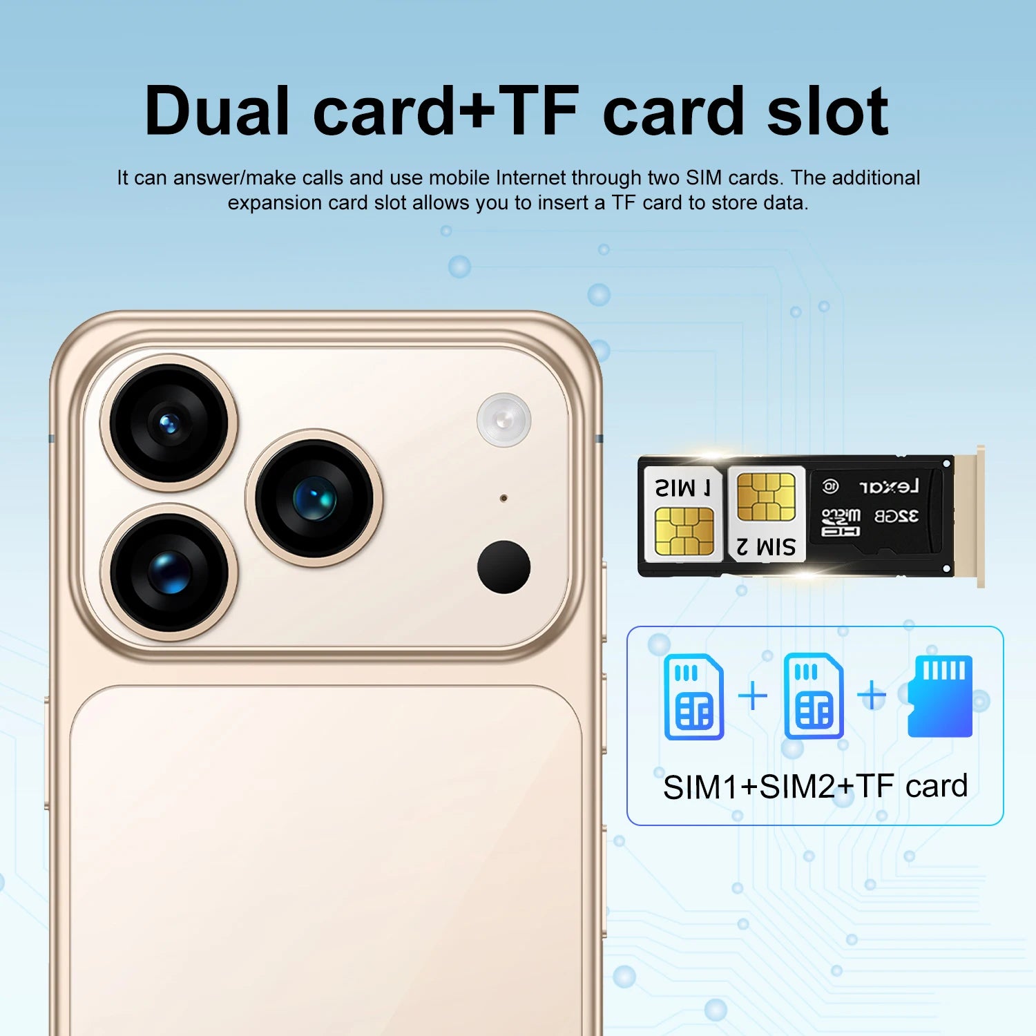 Android 5G Smartphone 7.3 Inch Display 16GB RAM 1TB Dual SIM Tidesmit