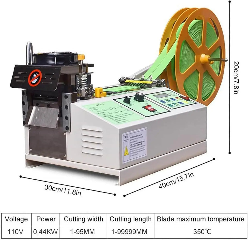 998 Factory Supply Small Automatic Computer Cold and Hot Cutting Machine for Tapes Webbing Ribbon Rope and Elastic Band