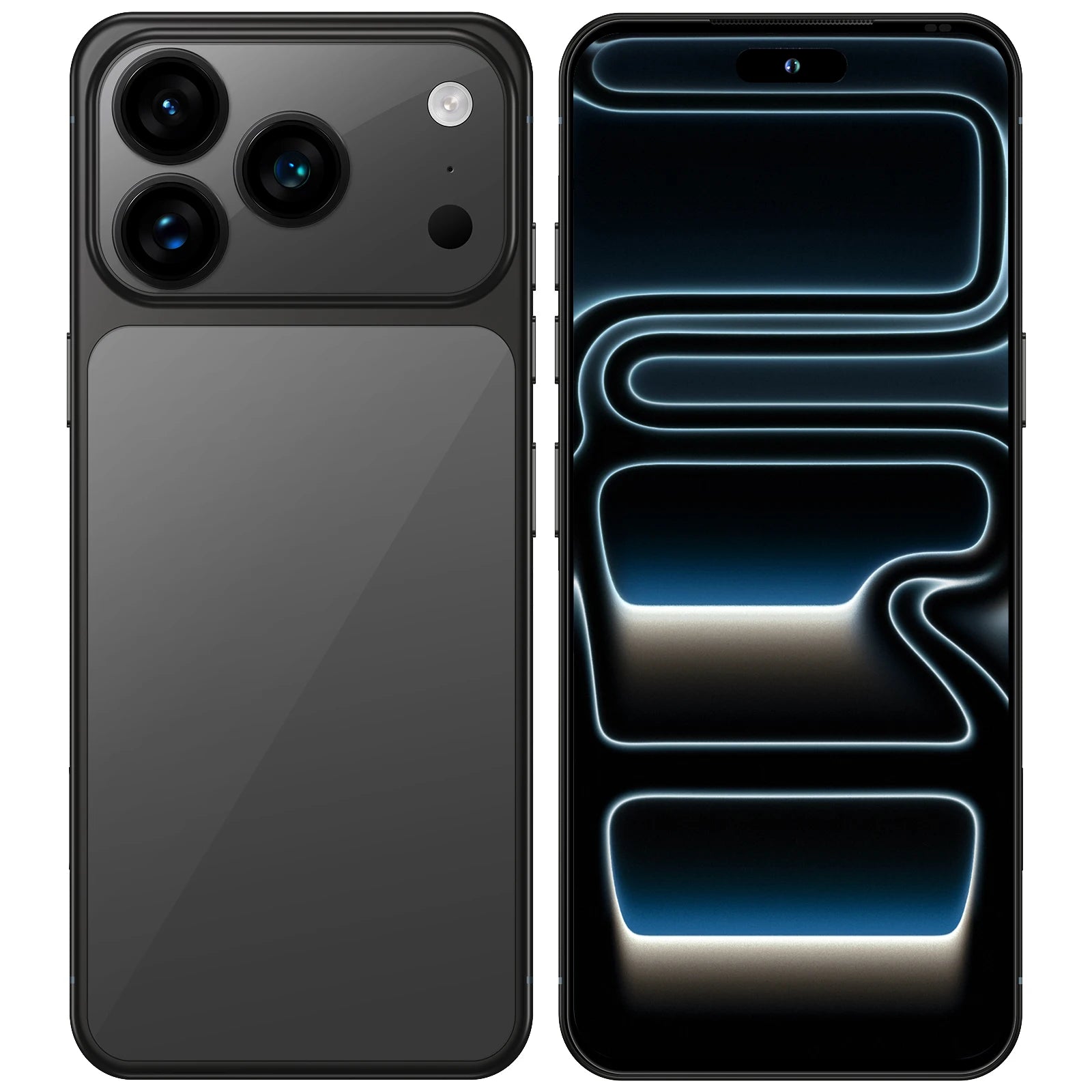 5G Smartphone 7.3 Inch AMOLED 1TB 16GB RAM Unlocked - Tidesmit Black 16g 1TB Tidesmit