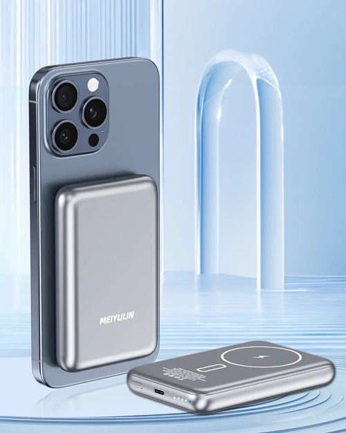 Magnetic Wireless Power Bank 10000mAh - Fast PD Charging for Mobile Devices Tidesmit