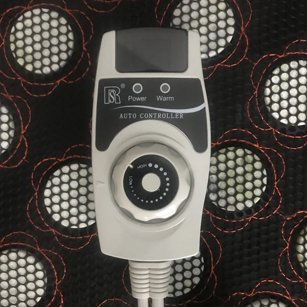 Jade Heating Massage Cushion for Muscle Relief - 45cm Electric Massager Massage Cushion Tidesmit