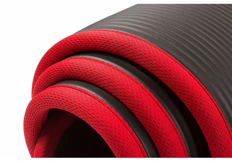10mm Yoga Mat Extra Thick 1830*610mm NRB Non-slip Pillow Mat For Men Women Fitness Tasteless Gym Exercise Pads Pilates Yoga Mat
