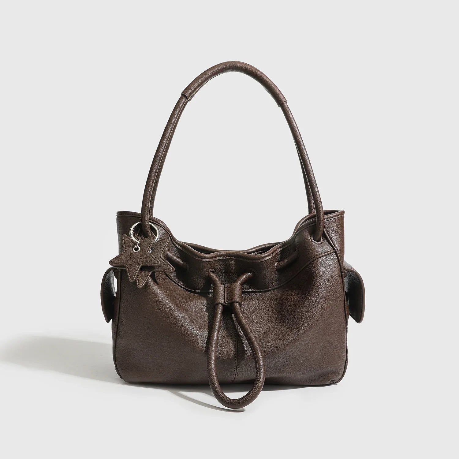New Niche Design Light Luxury Underarm Shoulder Bag Women's Polyester Lining Two Straps Simple Large Capacity Commuting Handbag