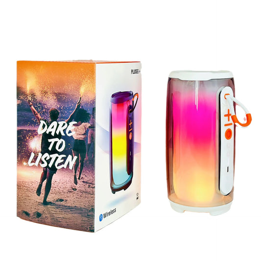 Bluetooth Speaker -Pulse6 RGB Wireless Portable Speaker LED Flashlight Waterproof Speaker Boombox Outdoor Party Box Home Gift Pulse4 Pulse5 Speaker