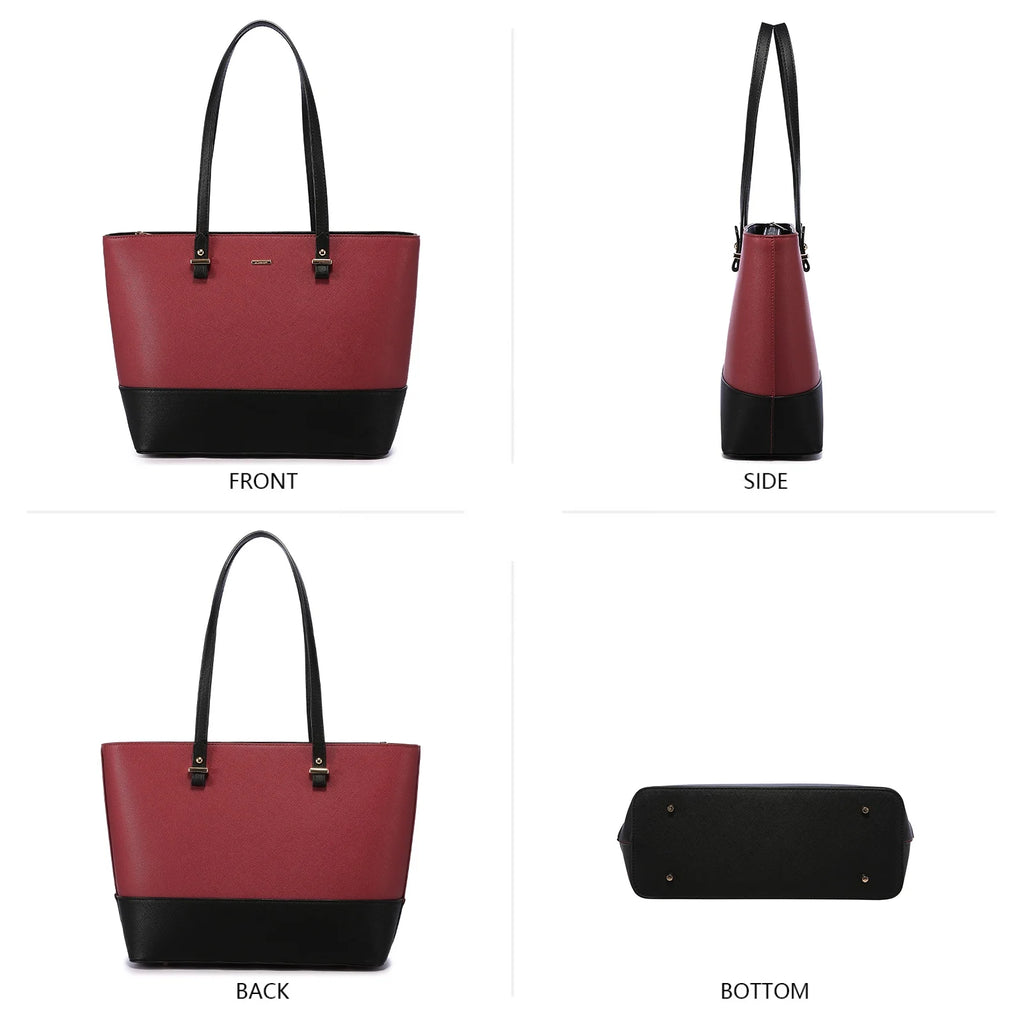 LOVEVOOK Wholesale 2022 3PCS Luxury Designers Woman Purse and Handbags Set PU Leather Shoulder Bags Women's Tote Bags