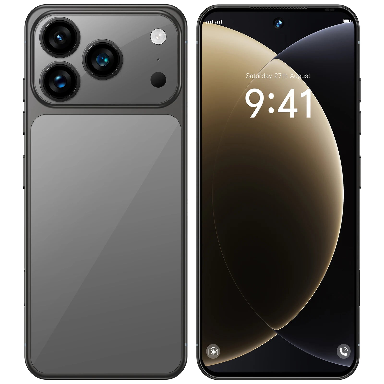 5G Smartphone 7.3 Inch AMOLED 16GB RAM 1TB Storage Unlocked Mobile Tidesmit