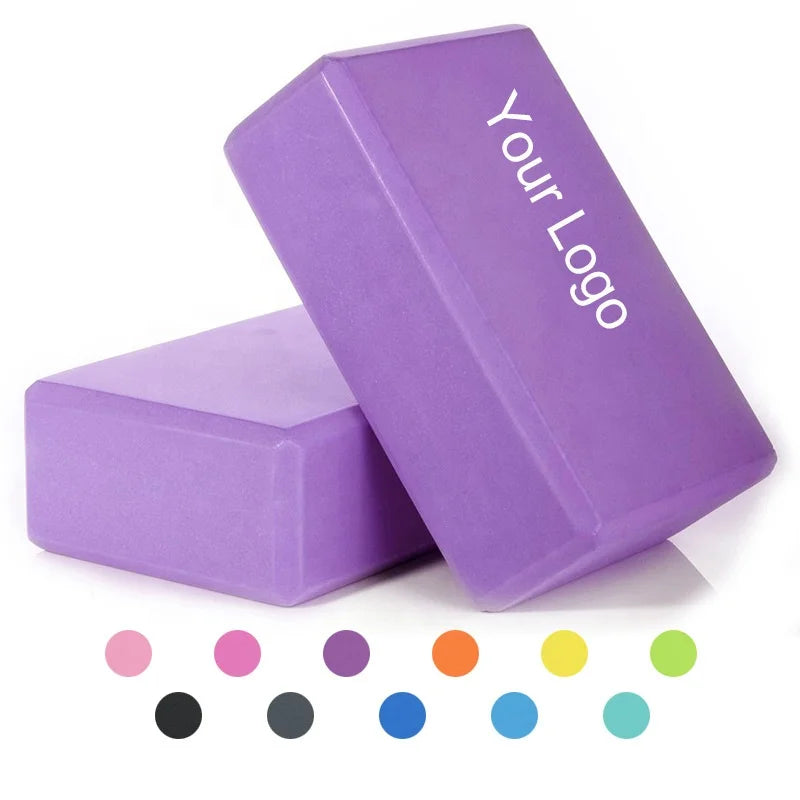 Foam EVA Yoga Blocks Lightweight Yoga Brick Accessories for Yoga, Pilates, Stretching and Meditation Tidesmit