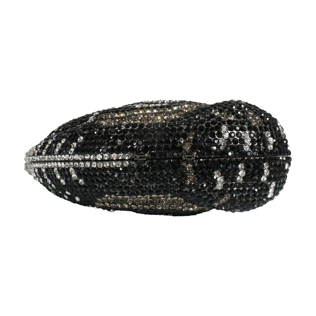 Women Classic Luxury Swan Rhinestone Fashion Evening Clutch Elegant Crystal Handbag Bridal Wedding Purse for Prom Cocktail Party