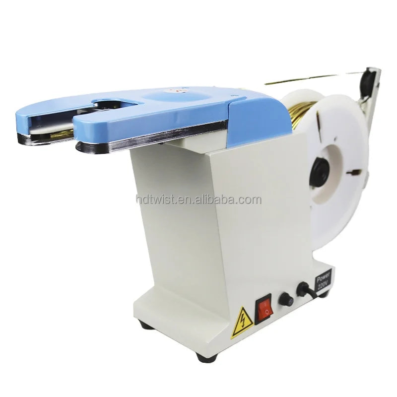 Semi-Automatic Twist Tie Machine Food Packaging Restaurant Home Use English/US Jack Plastic/Paper Packaging Used Engine Bearing