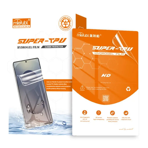 50PCS/Pack Mietubl Flexible Hydrogel Film HD Privacy Matte Blue Phone Screen Protector for Cut Machine Without Cut QR Code Devia - Tidesmit