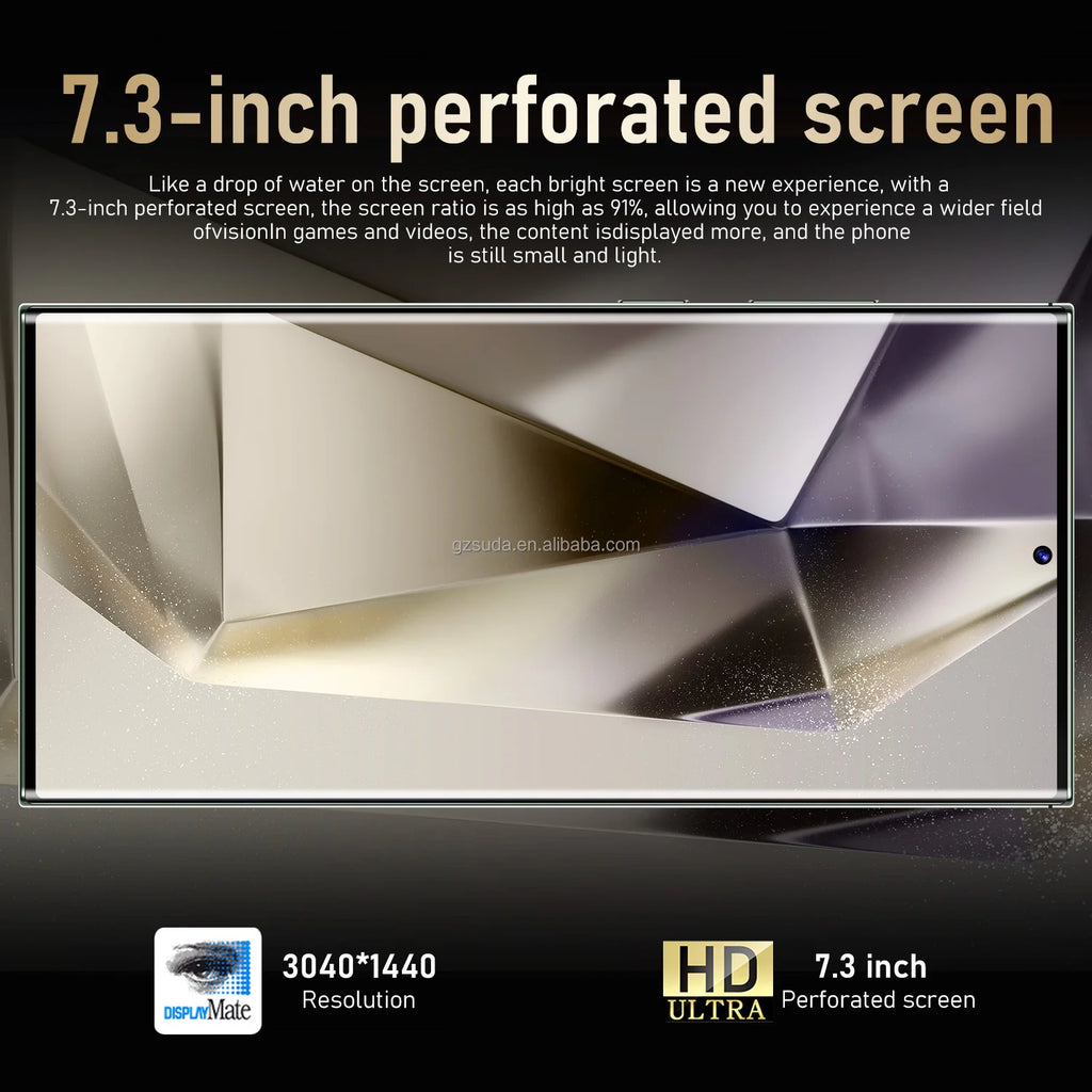 Note 30 Ultra Smartphone 7.3 Inch AMOLED Screen Telephone Smartphone 5G Cellphone Large Screen HD Camera - Tidesmit