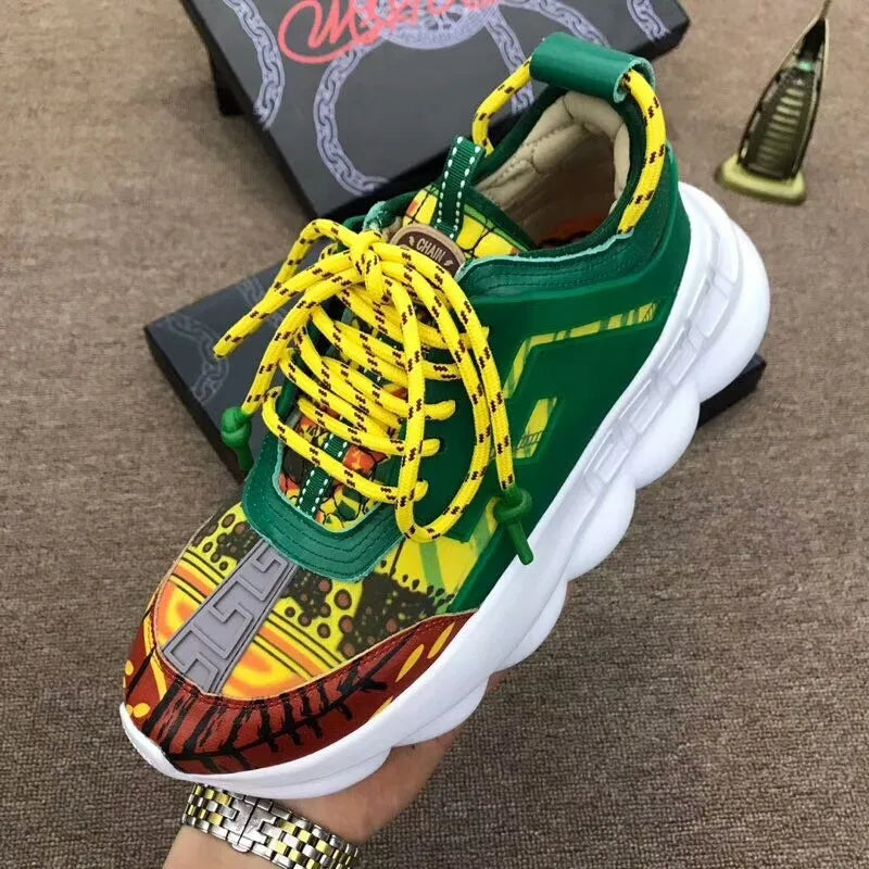 Designer Fashion Men's & Women's Luxury Casual Sneakers Retro Style Running Walking Shoes for Summer High Quality Tenis Zapatos