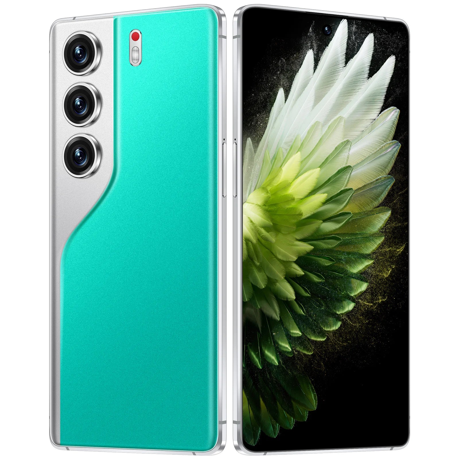 Camon 40 Pro 5G Smartphone, 16GB RAM, 1TB Storage - Blue Green 16g 1TB Tidesmit