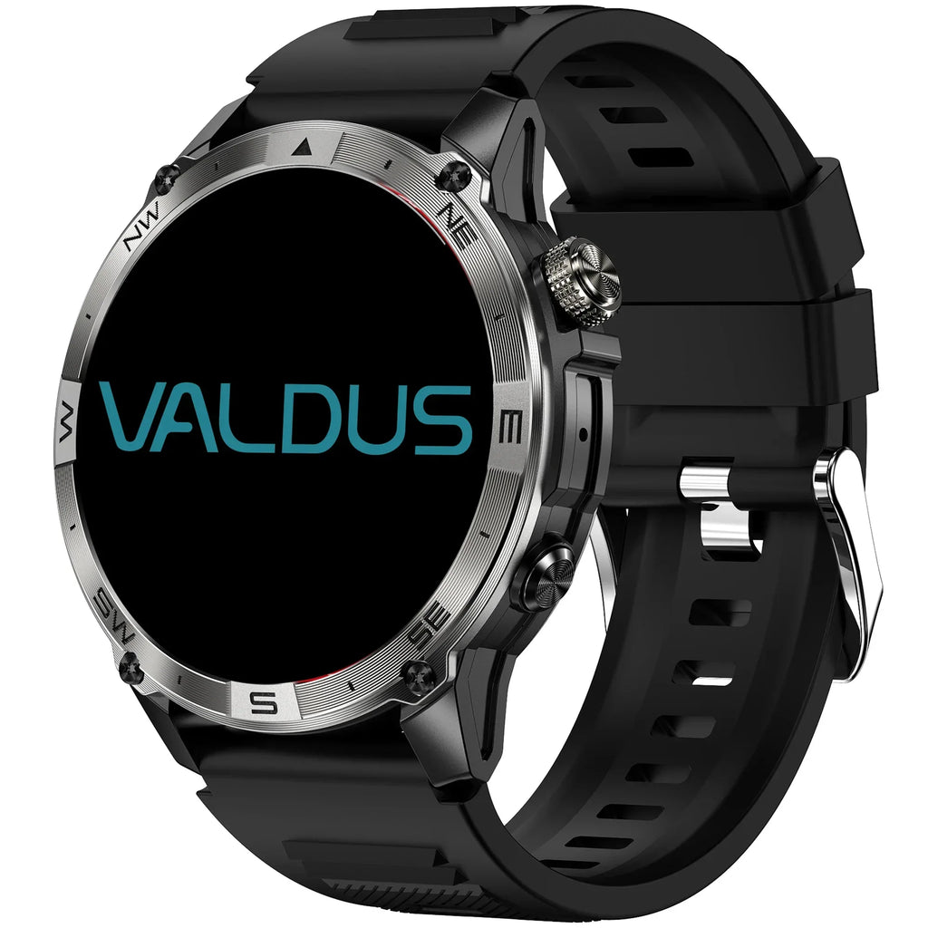VALDUS 1.43 Inch AMOLED Round Screen Waterproof IP68 Bluetooth Call Smartwatch NFC GPS Heart Rate Monitor VG40 PRO Smart Watch - Tidesmit