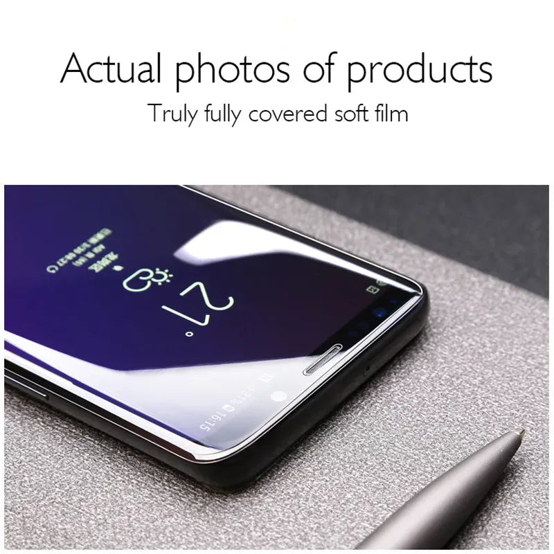 Samsung Galaxy Hydrogel Screen Protector 3-Pack - Case Friendly HD Film Tidesmit