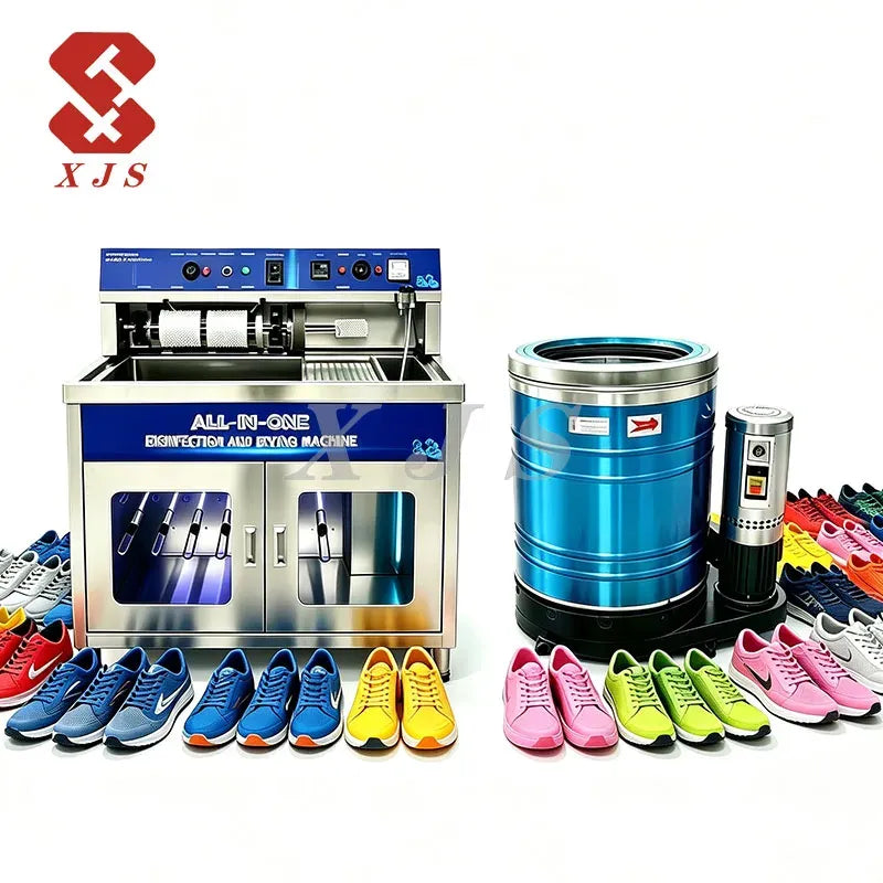 Commercial Shoe Washer Dryer Combo with UV Sterilization