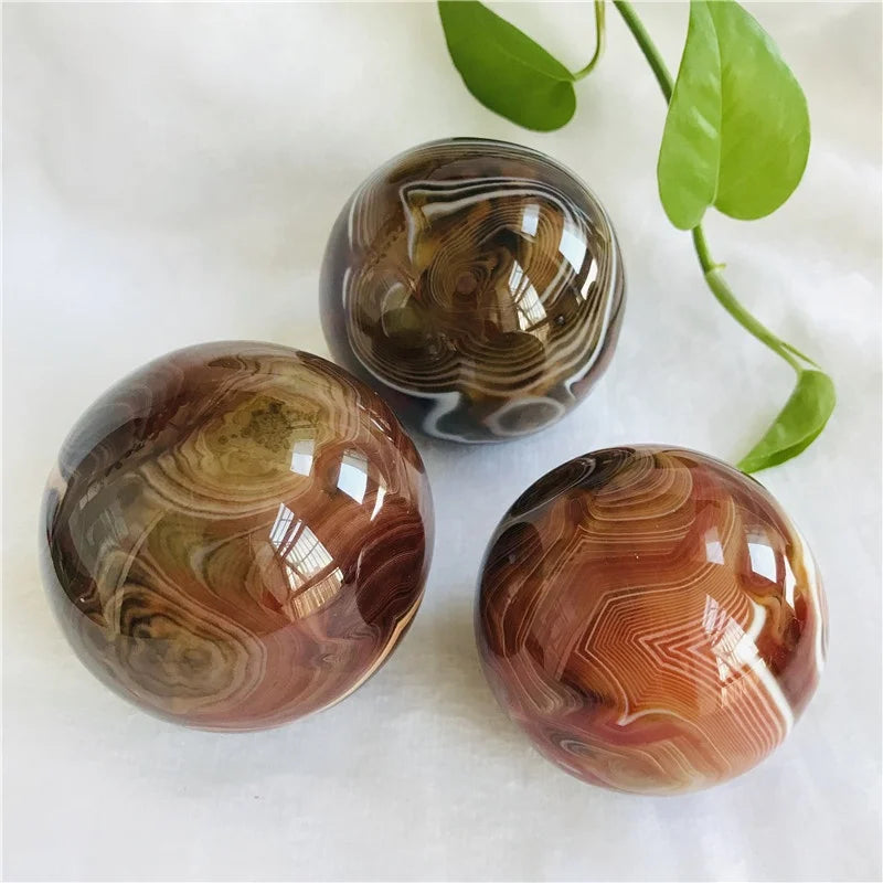 Wholesale Rare Natural Red Carnelian Agate Ball Sardonyx Quartz Crystal Sphere Healing Natural Stone