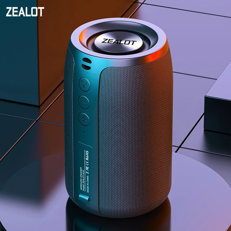 Bluetooth Speaker -High Bass Sound Rechargeable Stereo Party Waterproof Smart Outdoor Mini Wireless Portable Blue Tooth Speaker With Microphone