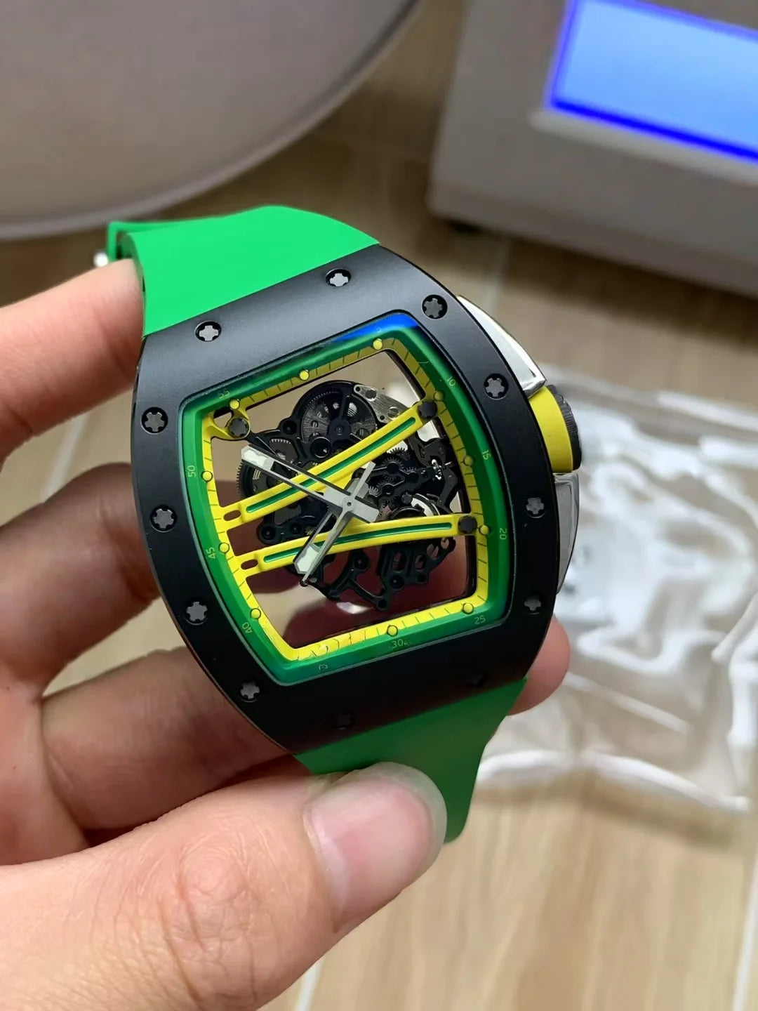 Watch Automatic Mechanical Men Watch Luxury Skeleton Waterproof Fashion Sports High Quality Classic Watch