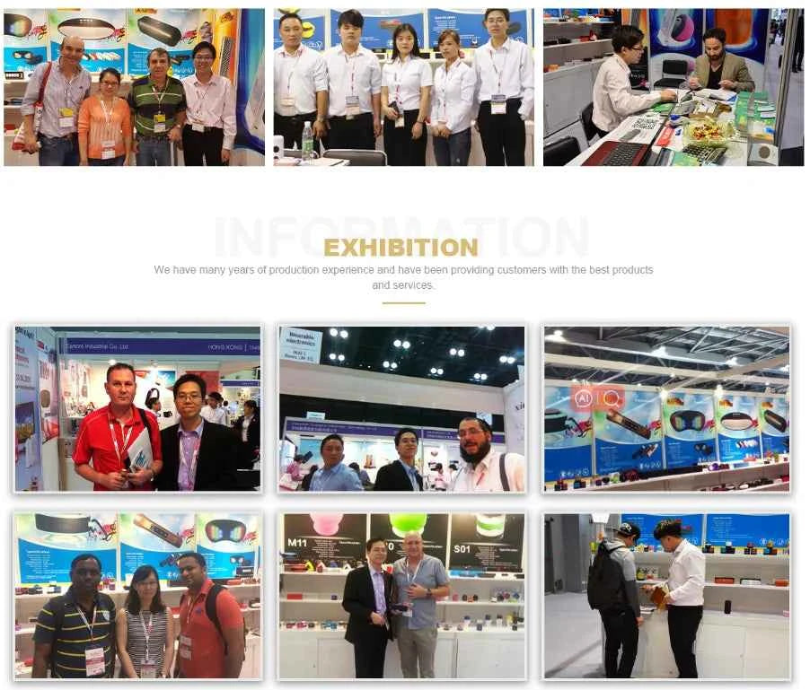 Pulse6 RGB Wireless Portable Speaker LED Flashlight Waterproof Speaker Boombox Outdoor Party Box Home Gift Pulse4 Pulse5 Speaker My Store